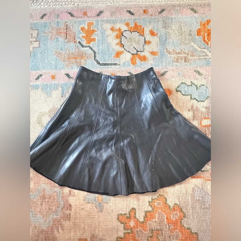 Zara leather skirt